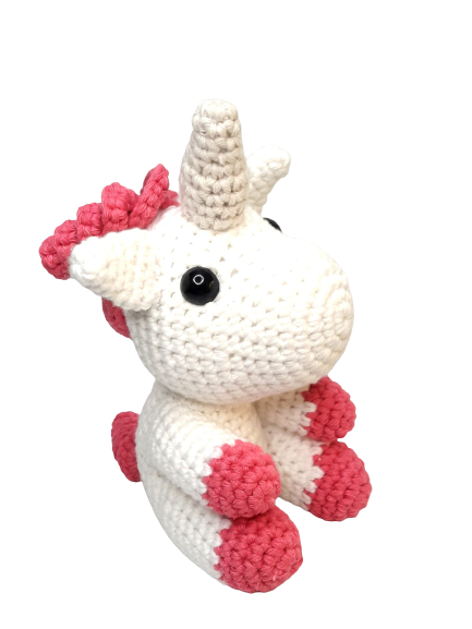 Bolsa Unicornio a crochet. 